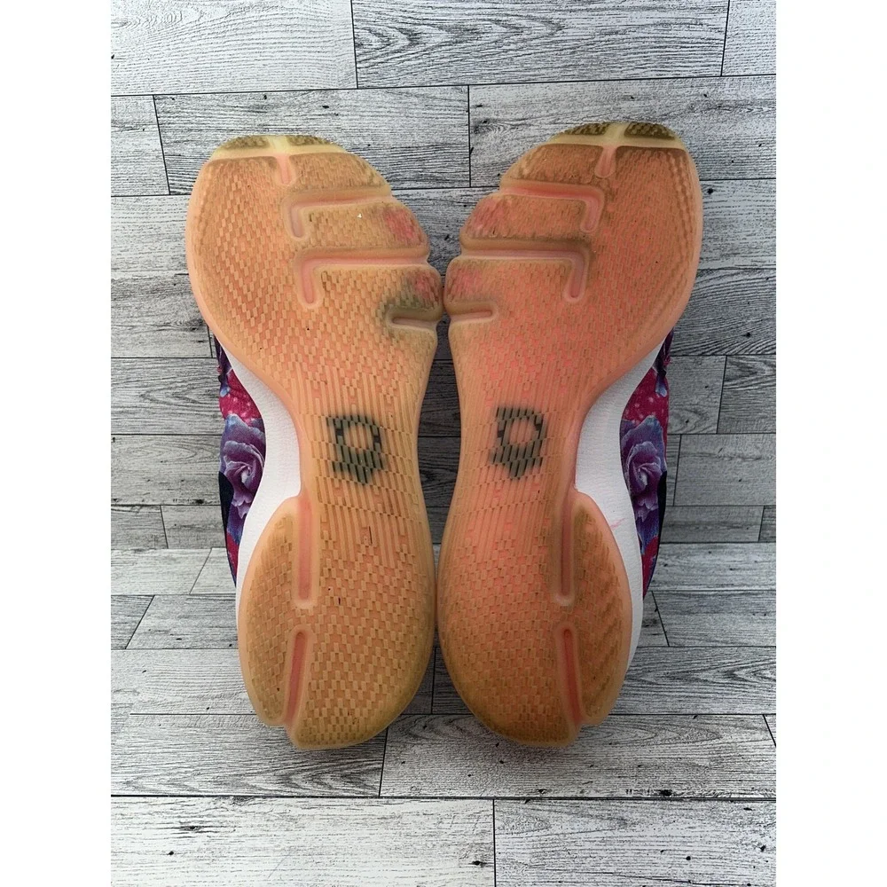Nike KD 8 Aunt‎ Pearl Shoes Mens 13 Pink Floral Rose Kay Yow Basketball Sneakers